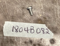 Brown 1804B082 Screw, Orifice Holder
